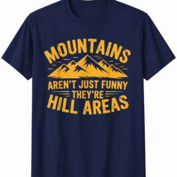 Navy Blue Graphic Print T-Shirt
